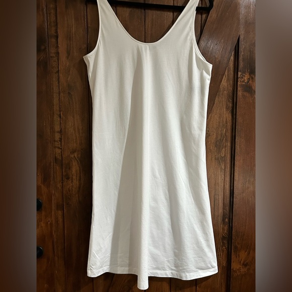 Natori White Cotton Dress - Picture 2 of 6